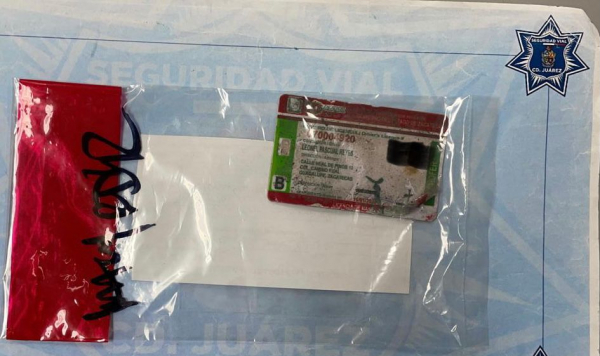 Detuvo Seguridad Vial a conductor con licencia falsa de Zacatecas