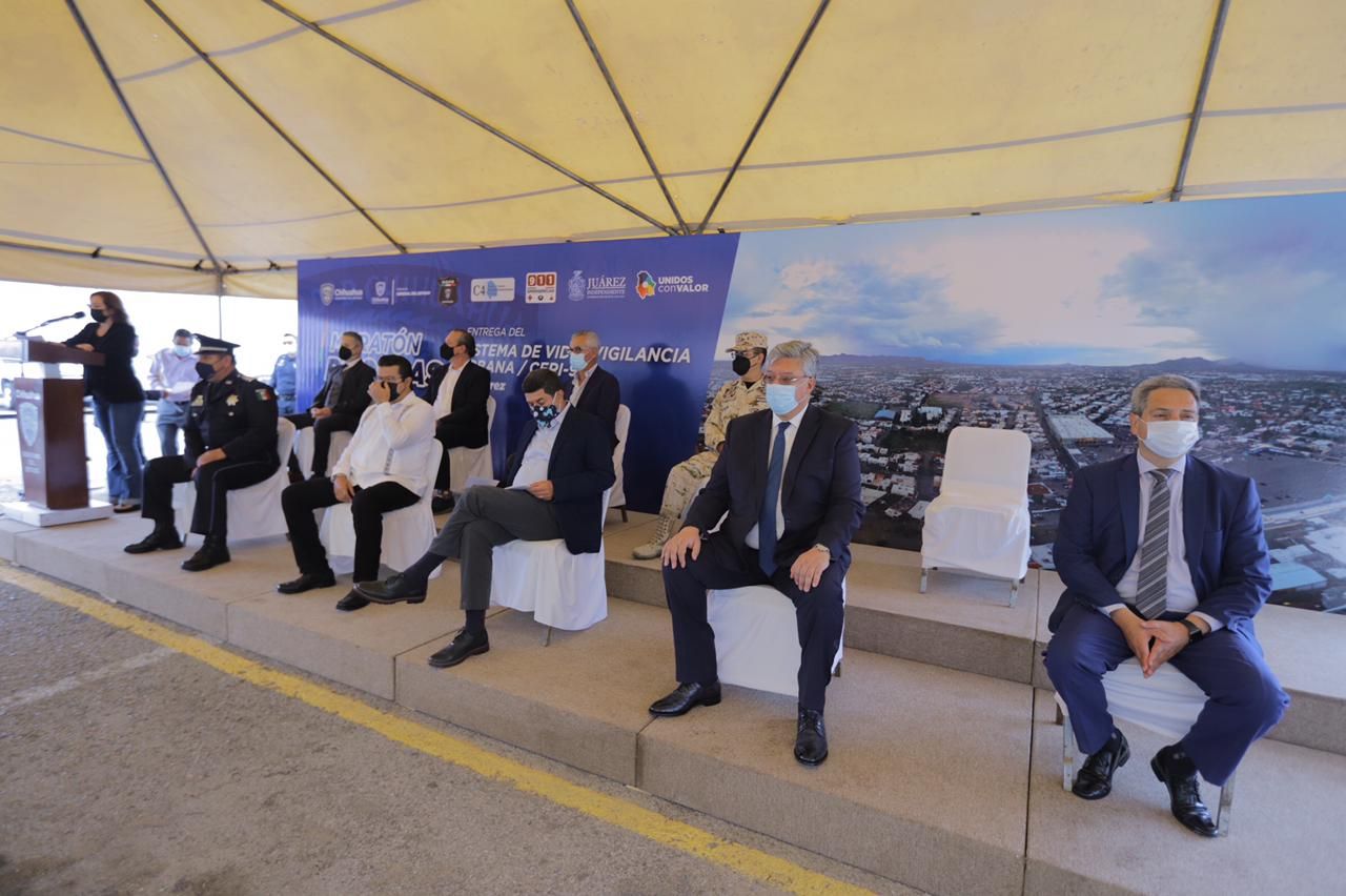 Inauguran Alcalde Sistema de Video vigilancia Urbana/CERI-911