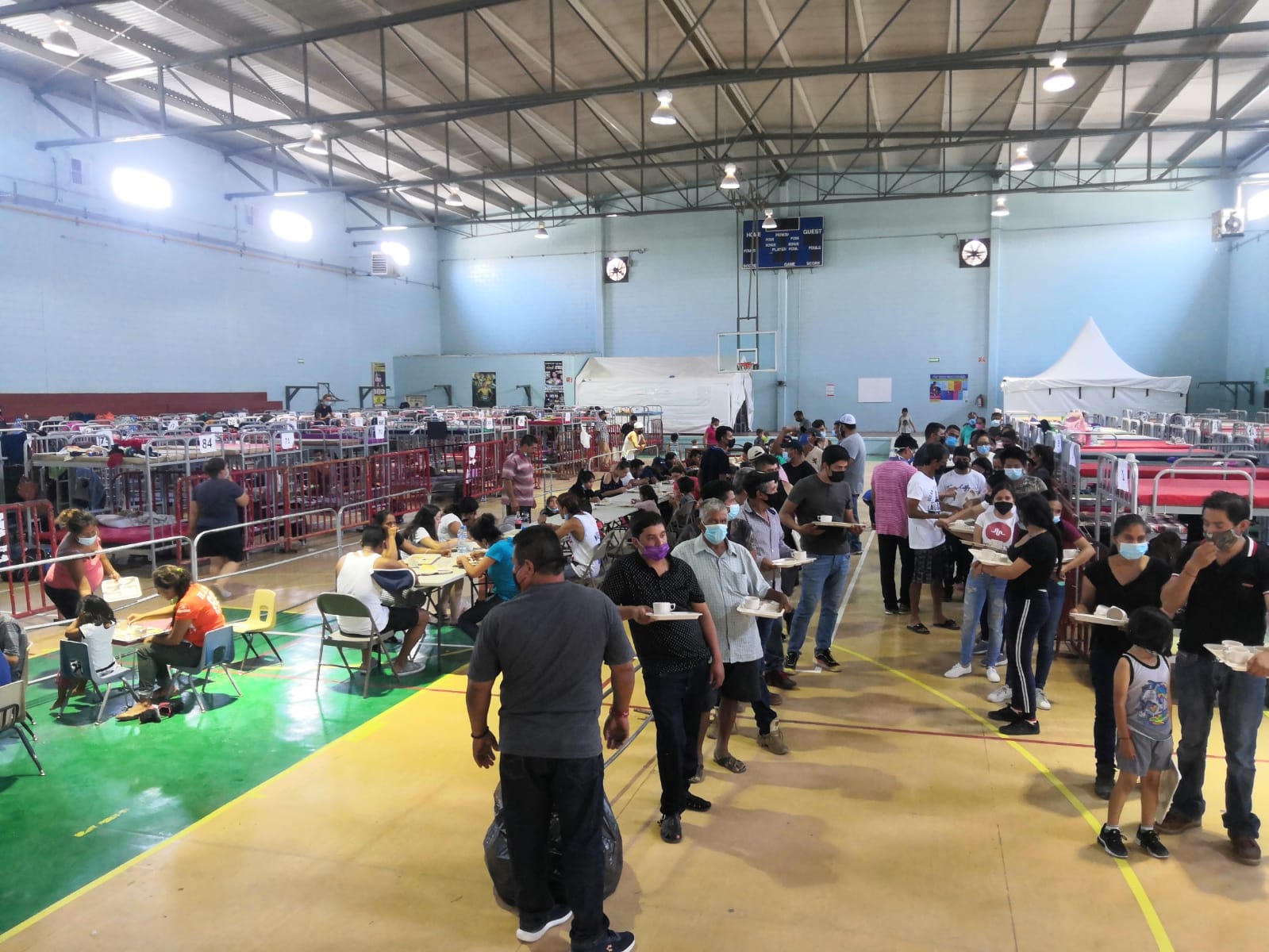 Albergue para migrantes mantiene su cupo completo