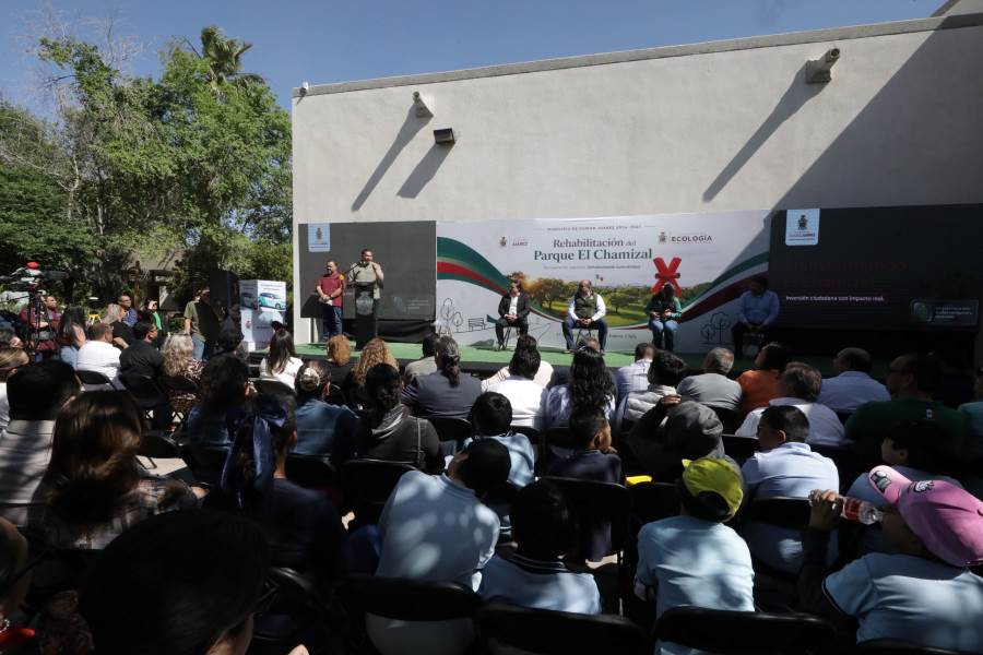 Inician rehabilitación de El Chamizal con inversión de 5 millones de pesos