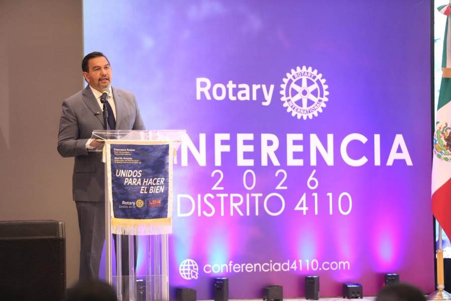 Destacan colaboración entre Rotary y Gobierno en conferencia 2026