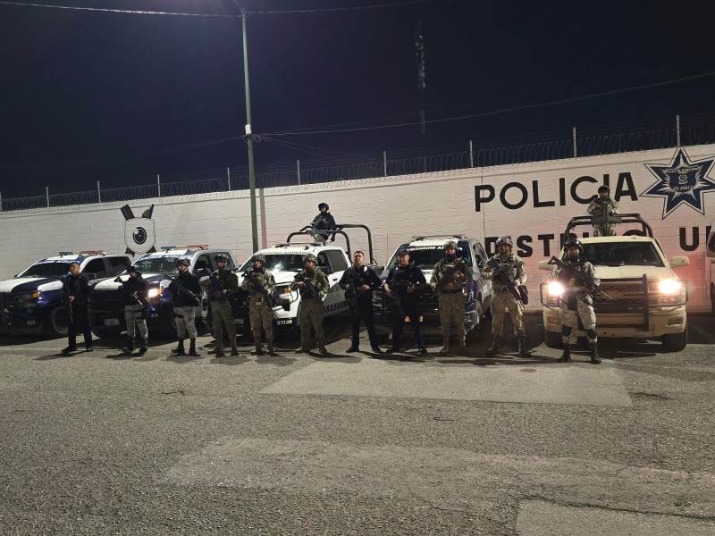 Despliegan células interinstitucionales para reforzar la seguridad en Ciudad Juárez