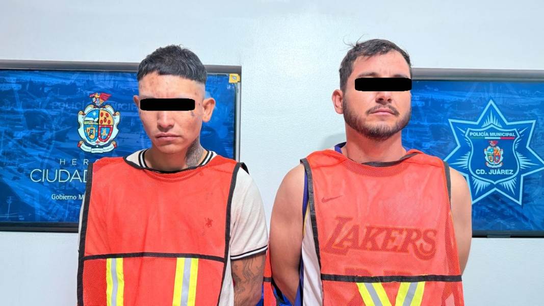 Detienen a dos hombres por robo y lesiones en Parajes de San Isidro