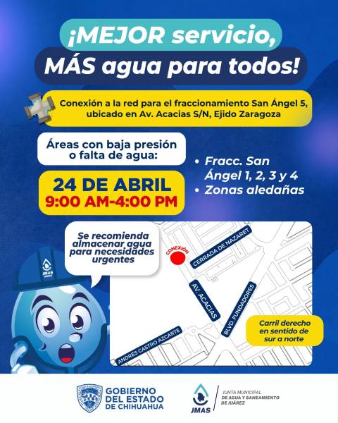 Conectarán fraccionamiento San Ángel 5 a red de agua potable