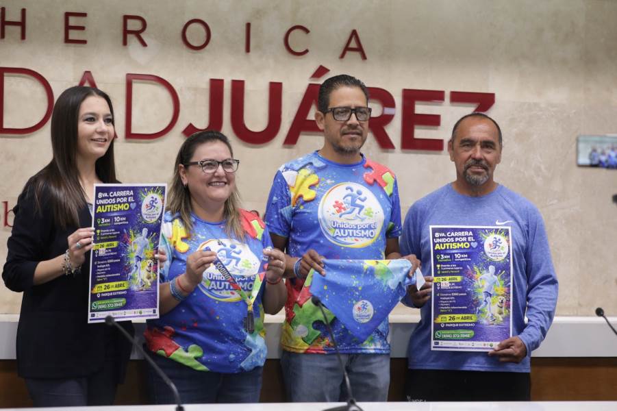 Anuncian carrera binacional por el autismo en Ciudad Juárez