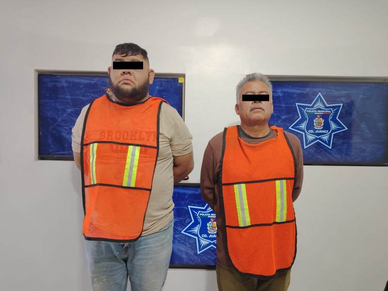 Detienen a dos hombres por presuntos delitos contra la salud y resistencia a la autoridad