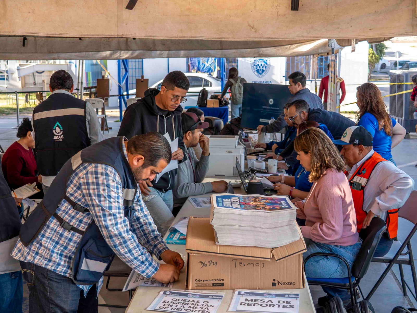 Programa JMAS jornada de atención en Senderos de San Isidro.