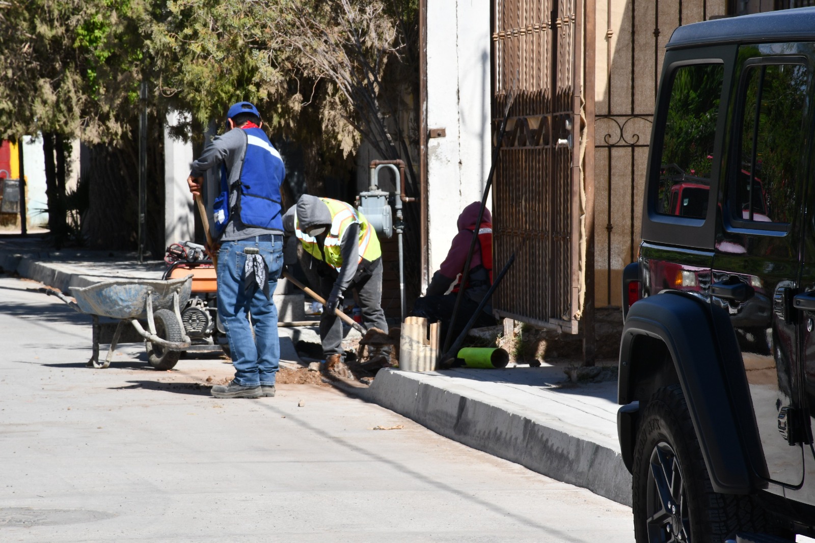 Avanza construcción de calle Arnulfo Ayala.