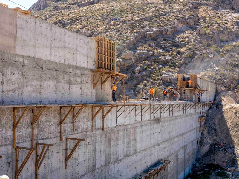 Reportan avance del 98% en la Presa Filtro II en Ciudad Juárez