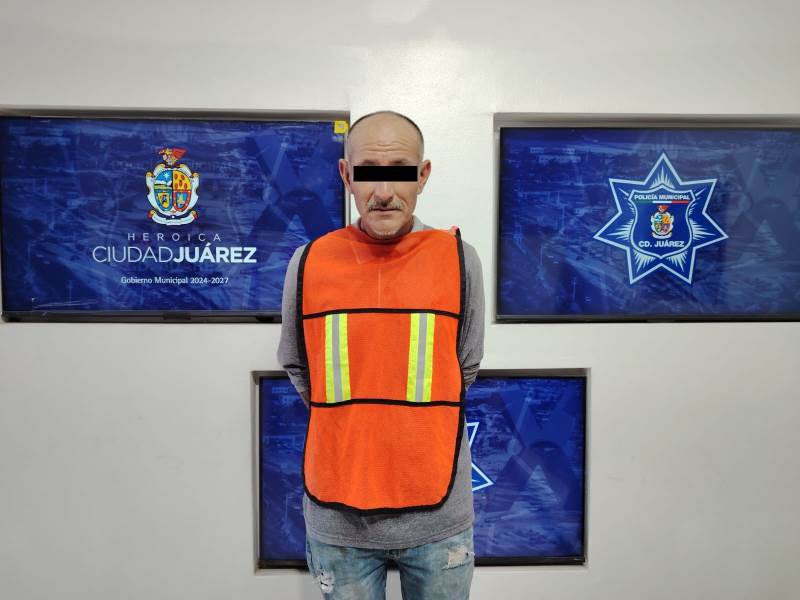 Detiene Policía Municipal a hombre por presunta tentativa de feminicidio en Ciudad Juárez