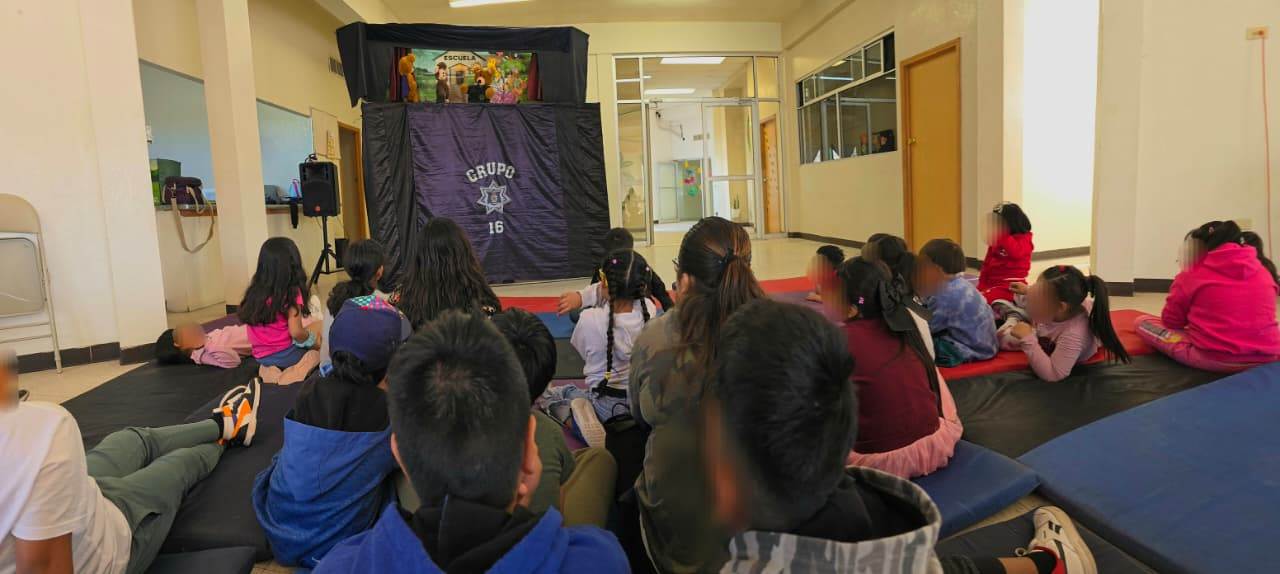 Refuerzan prevención en la niñez con actividad “Teatrino” en Ciudad Juárez