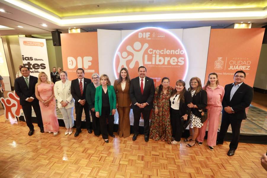 Lanzan campaña “Creciendo Libres” para proteger a la niñez en Juárez