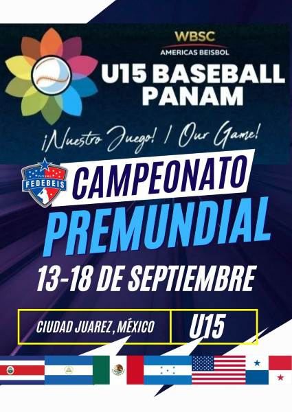 Ciudad Juárez será sede del Campeonato Panamericano U15 de Béisbol