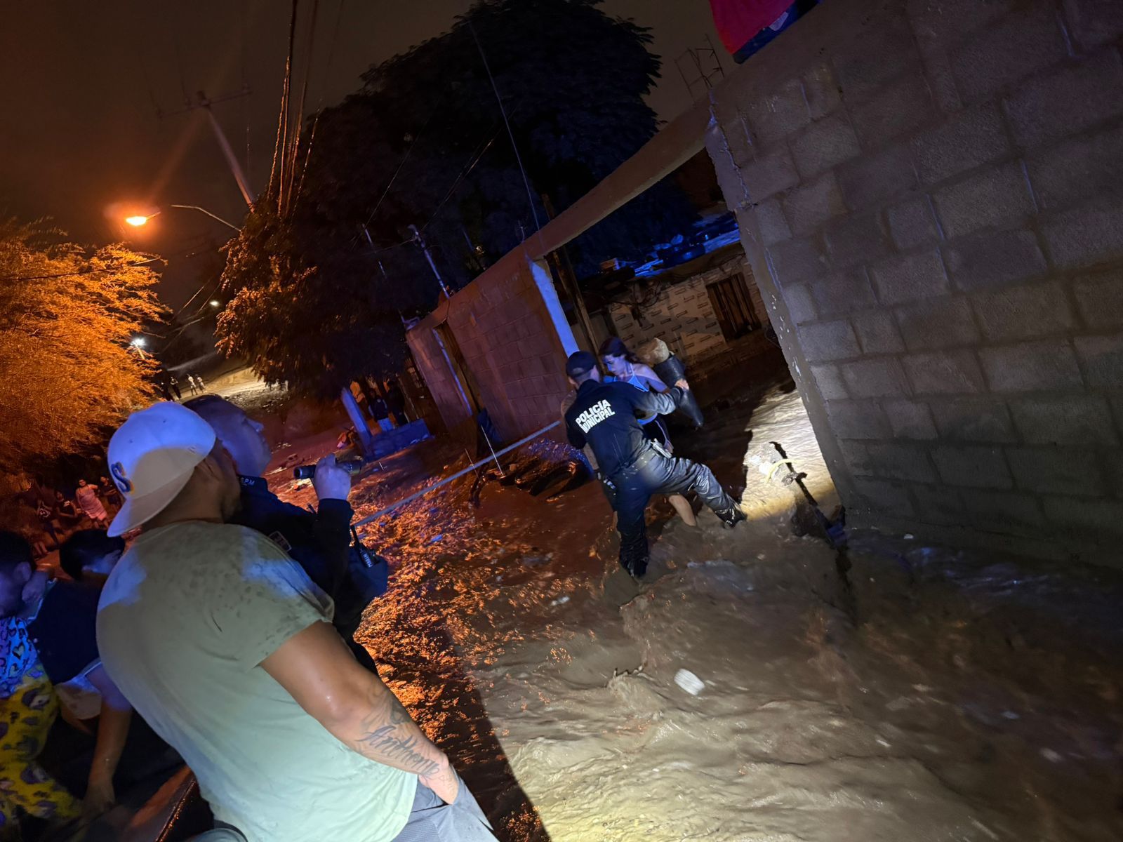 Reporta SSPM apoyos a la comunidad durante las lluvias.