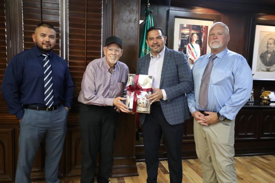 Alcaldes de Juárez y Columbus refuerzan lazos para impulsar el desarrollo fronterizo