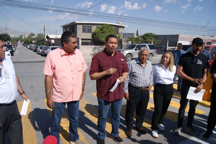 Entregaron nuevas obras de pavimentación en diversas colonias de Ciudad Juárez