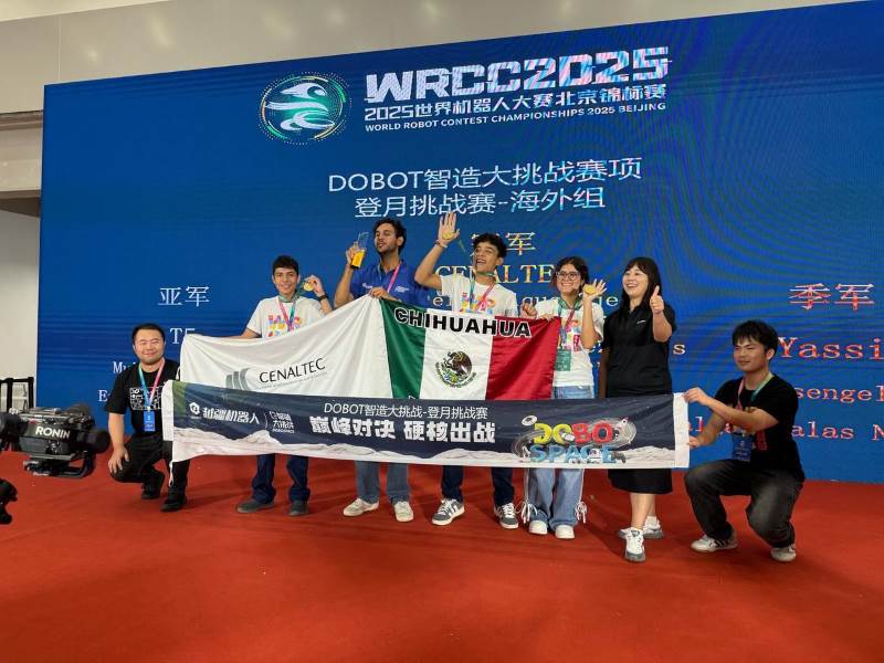 Chihuahua se corona Campeón Mundial en Robótica en Beijing, China