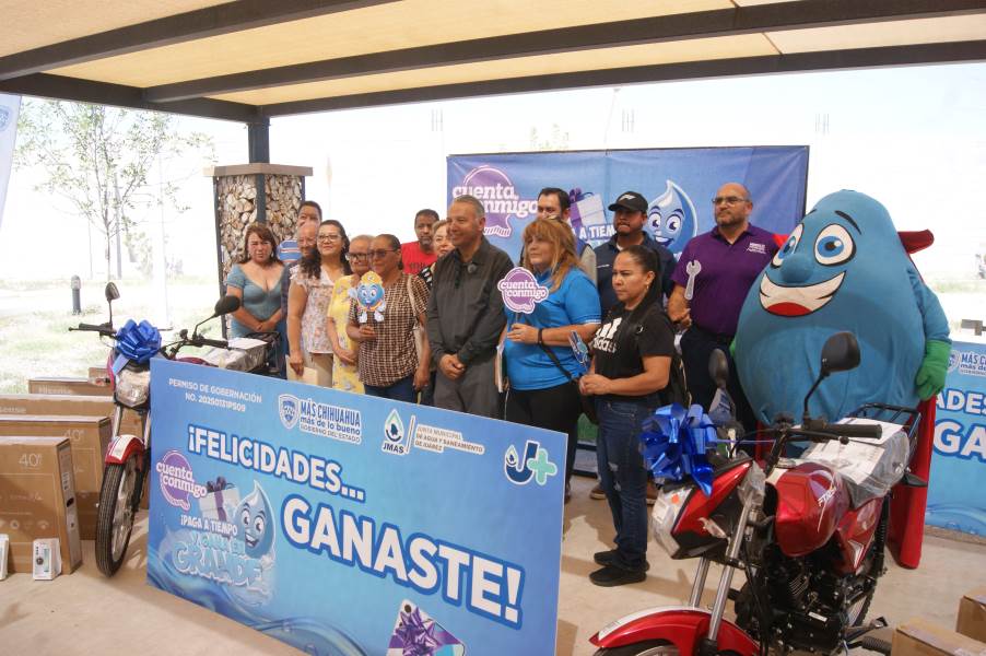 Junta de Agua y Saneamiento premia a usuarios cumplidos con sorteo “Paga a Tiempo y Gana en Grande”