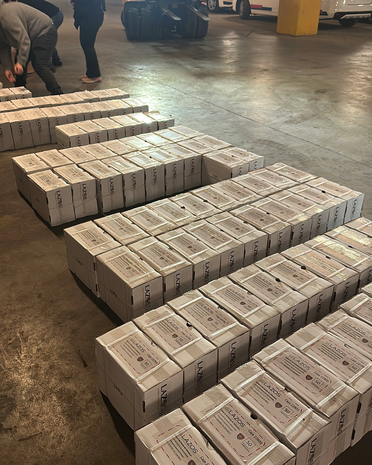 Llegan placas metálicas a las oficinas de Recaudación de Rentas.
