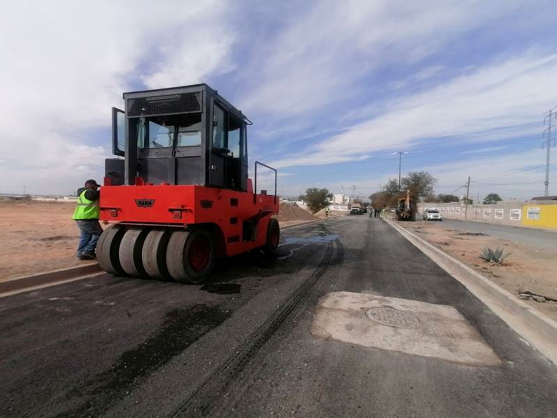 Avanza repavimentación de la calle Tierra de Fuego en el suroriente de la ciudad