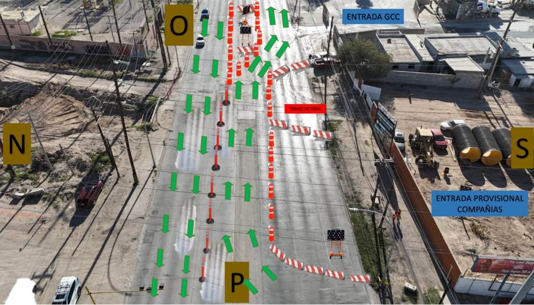 Alertan por cierres parciales en la Gómez Morín por rehabilitación de colector Viñedos 2