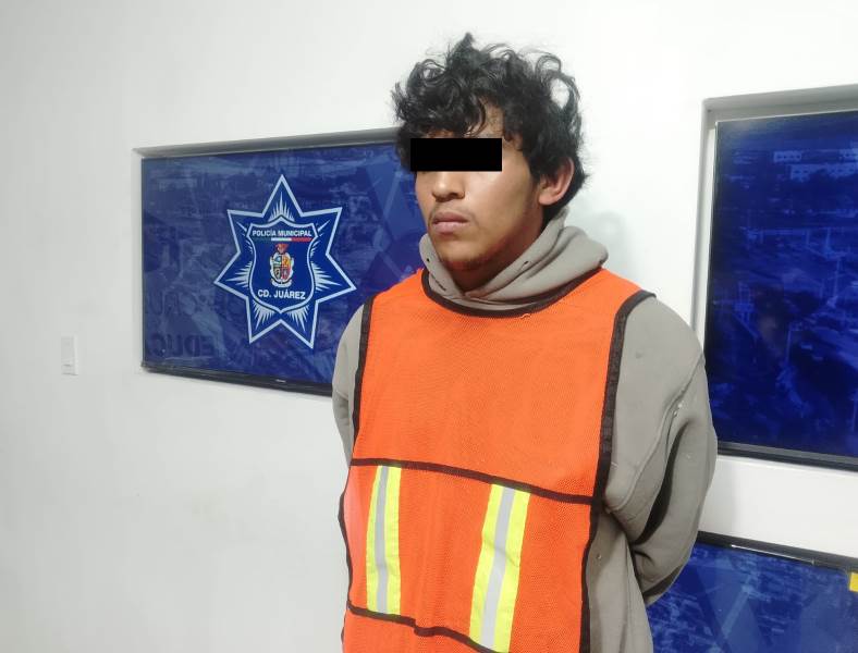 Detienen a un hombre tras persecución en la colonia Vicente Guerrero