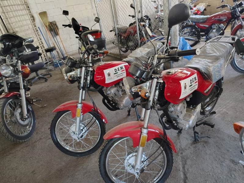 Estacionómetros Municipales recibe nuevas motocicletas para labores operativas