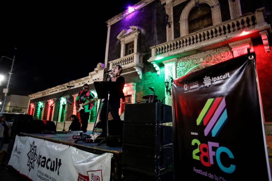 “Juárez Rock” reunió a bandas locales en el Centro Histórico