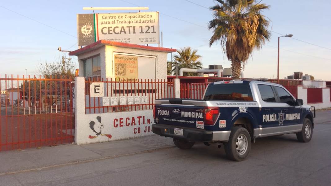 Mantiene Policía Municipal operativo de vigilancia en planteles educativos