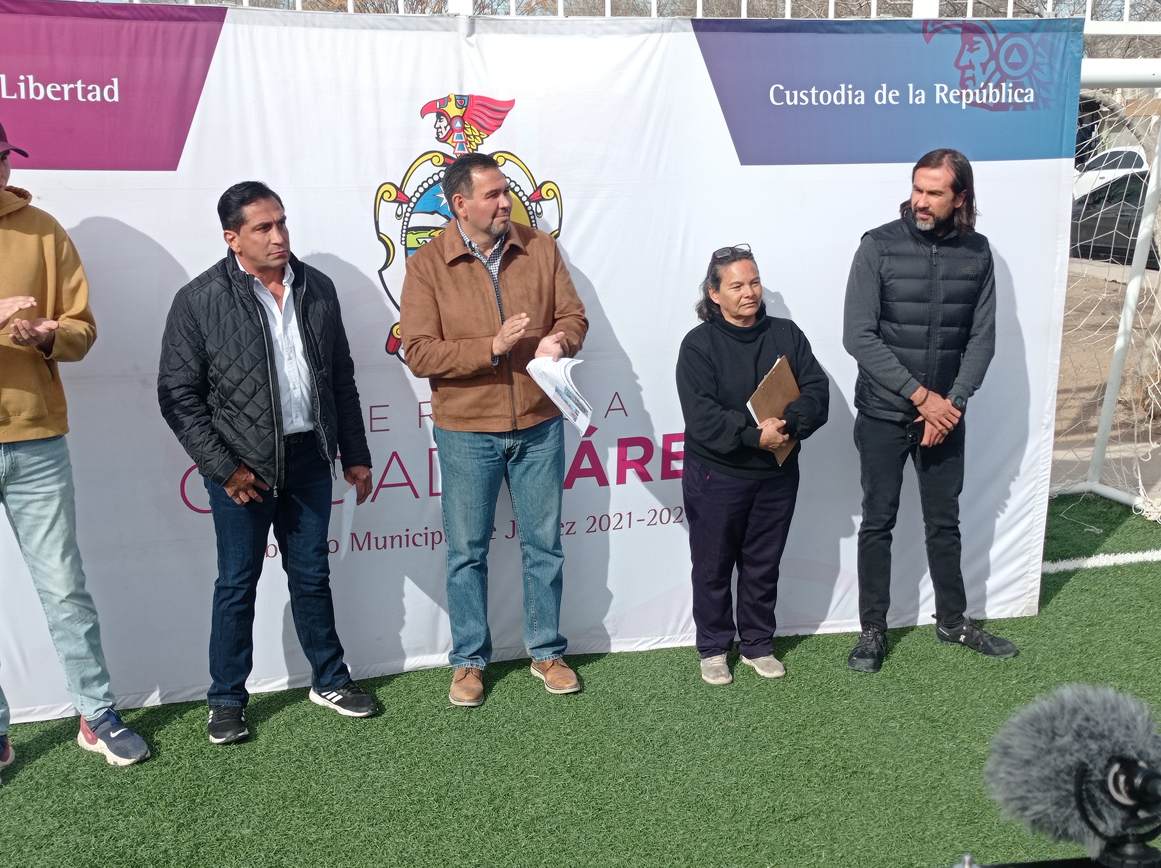 Entrega municipio obras de primer nivel en Riberas del Bravo.