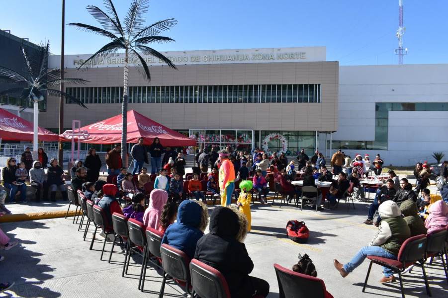 Organizó FGE Norte posada navideña a niñas y niños víctimas del delito