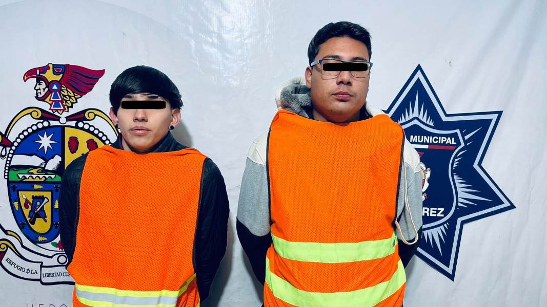 Dos presuntos asaltantes fueron detenidos