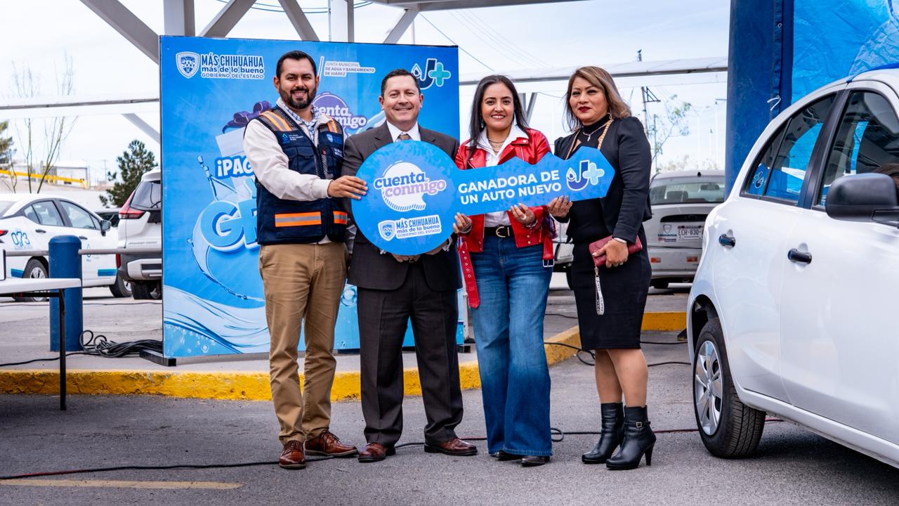 Entrega JMAS últimos premios del sorteo Paga a Tiempo y Gana en Grande.