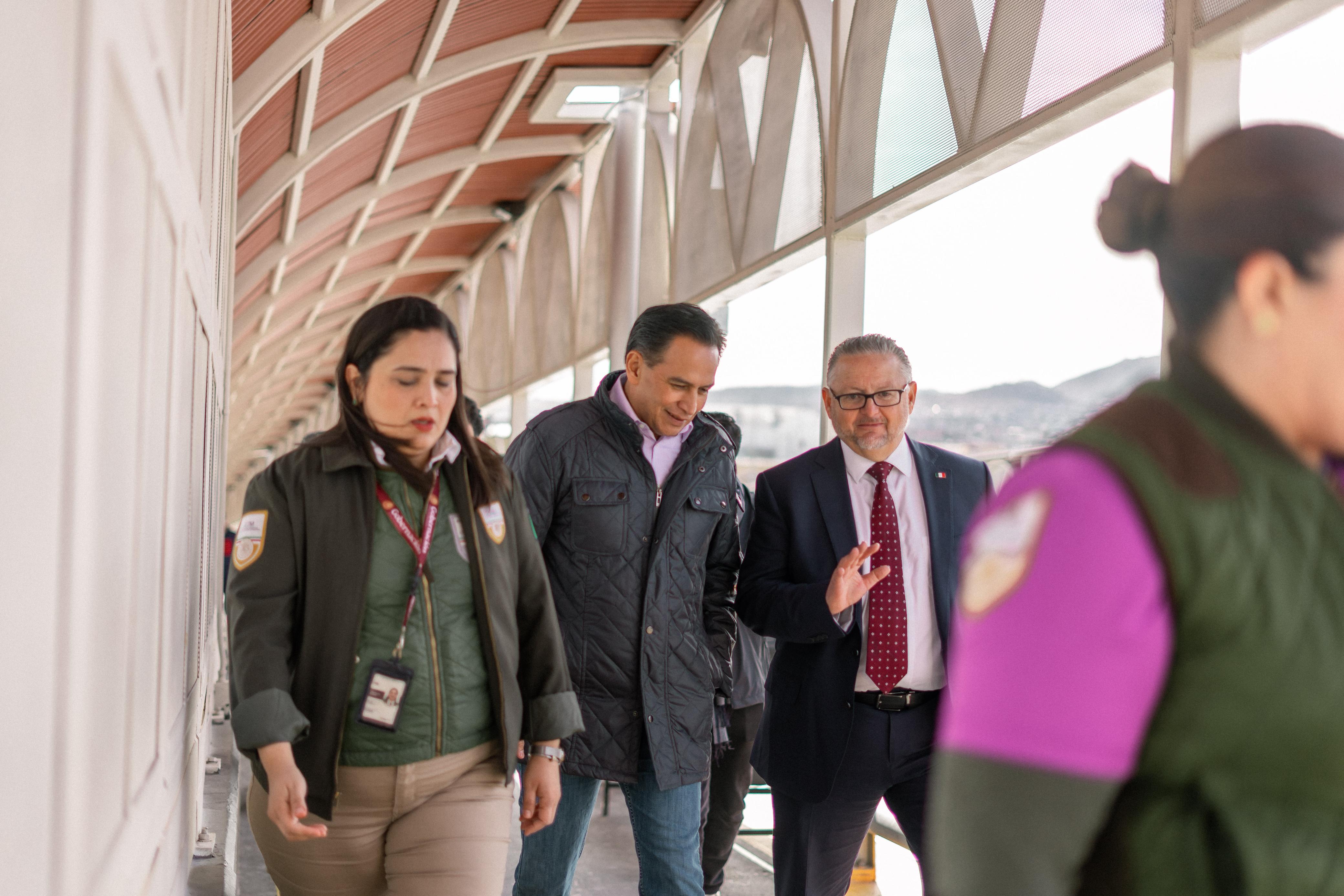 Continúa revisión de programas de retorno en la frontera.