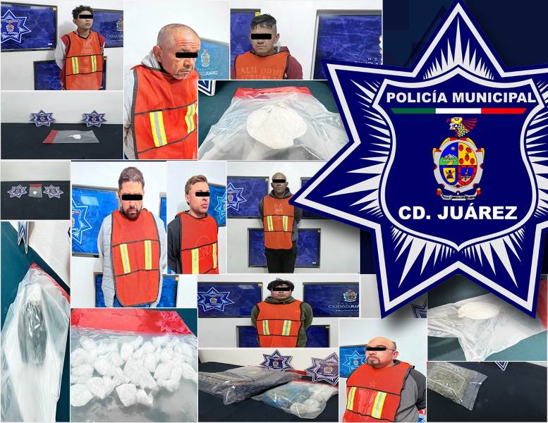 Arrestan a ocho personas por presunto narcomenudeo