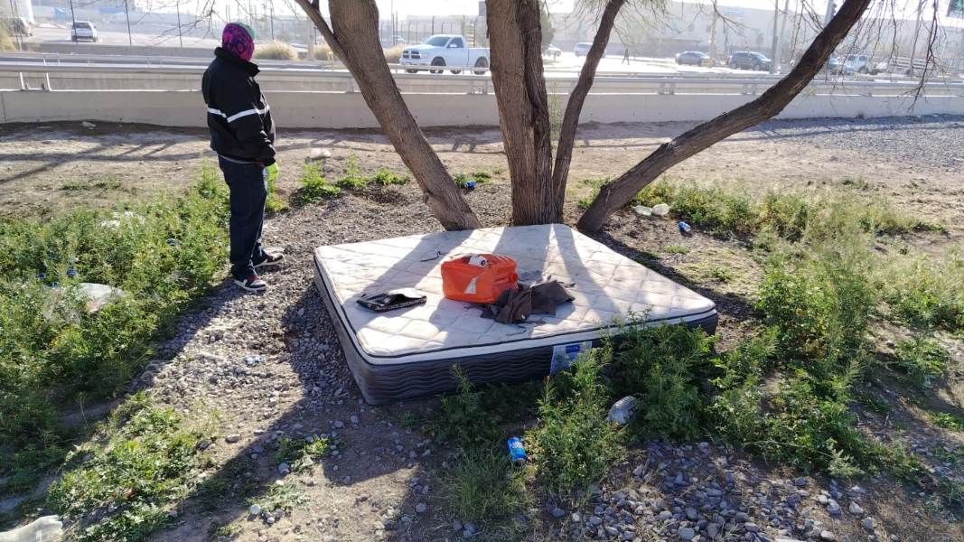 Refuerzan labores de limpieza en la avenida Las Torres