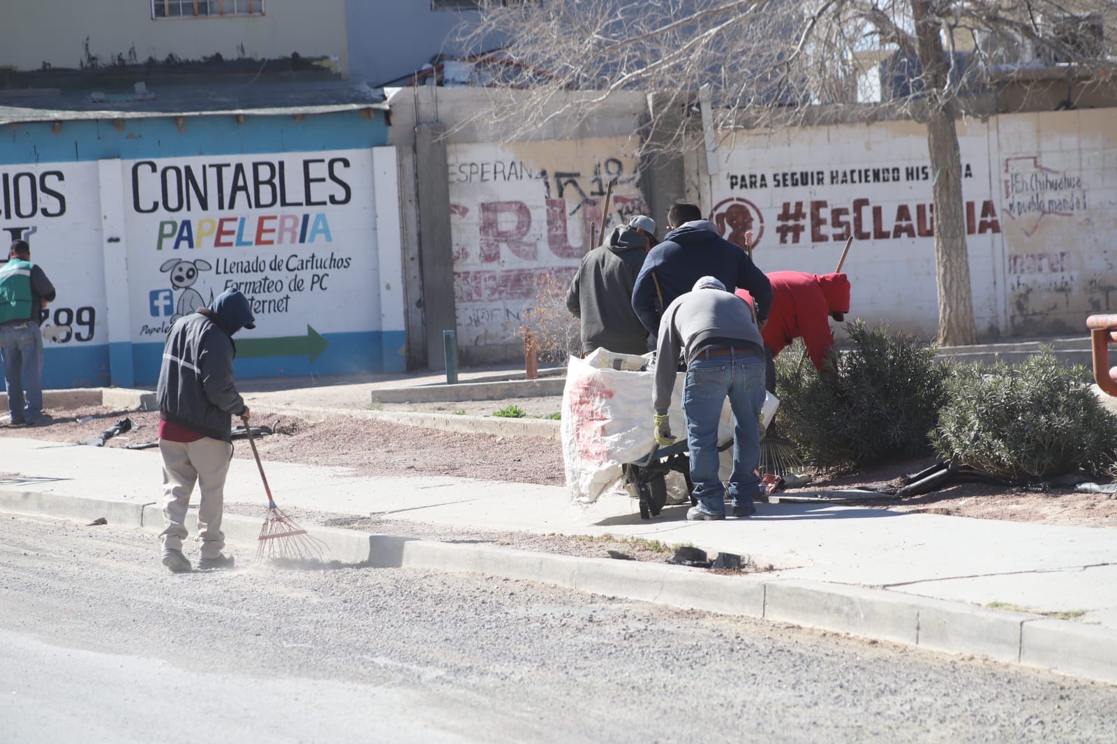 Realizan operativo de limpieza en Villa Residencial Del Real.