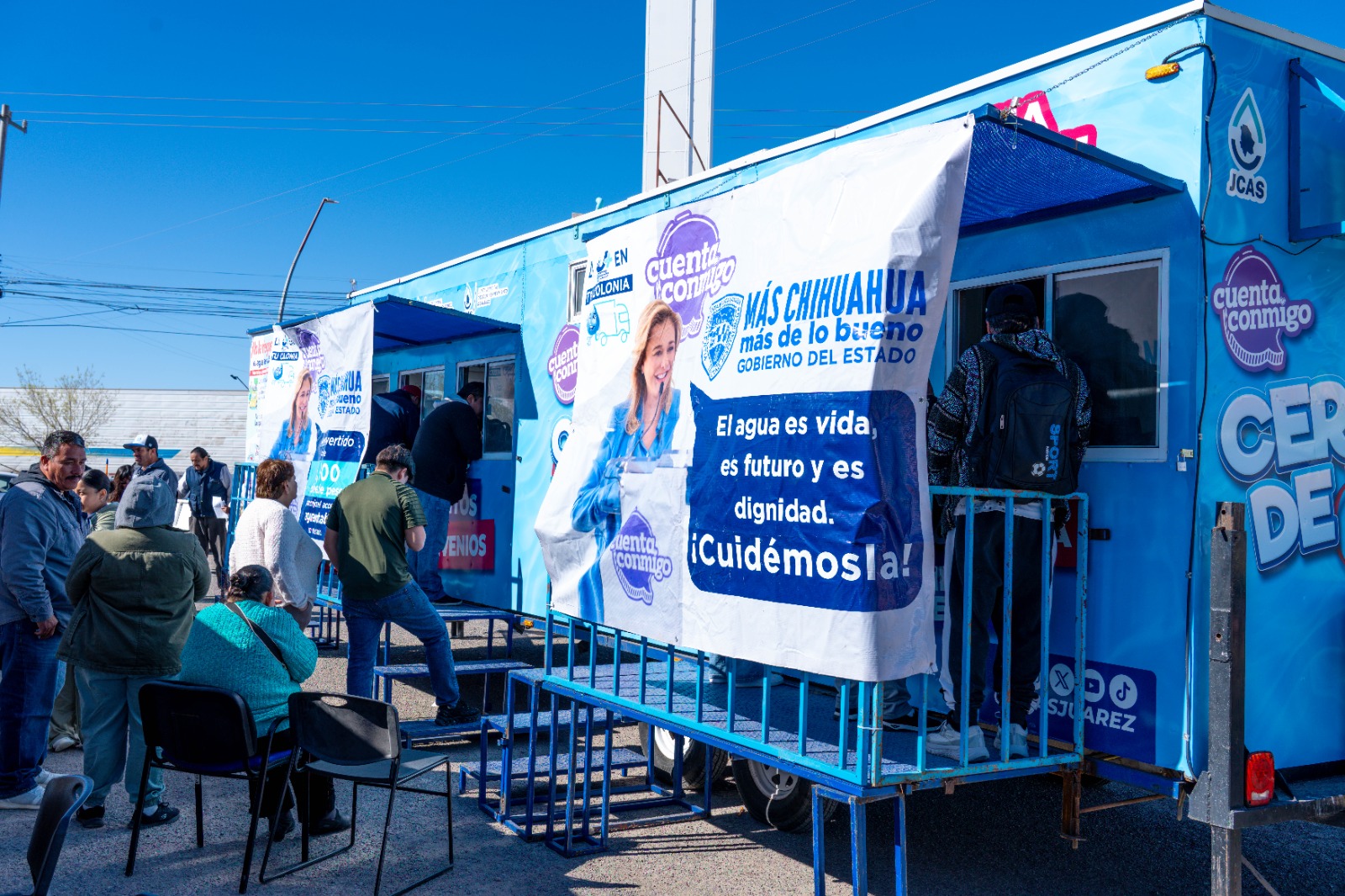 Instala JMAS módulo de atención en Soriana Porvenir.