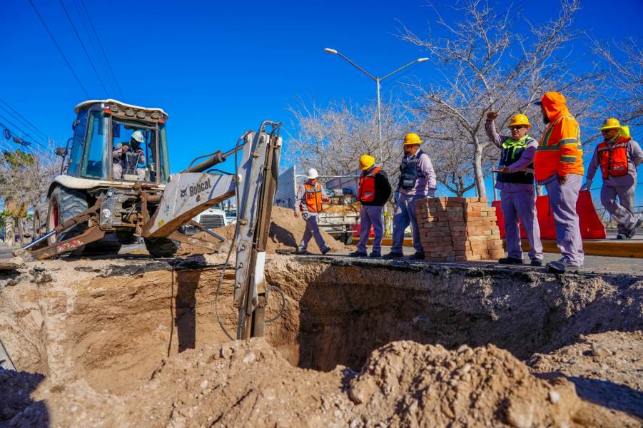 Atiende JMAS hundimiento en Vicente Guerrero y Laguna de Tamiahua