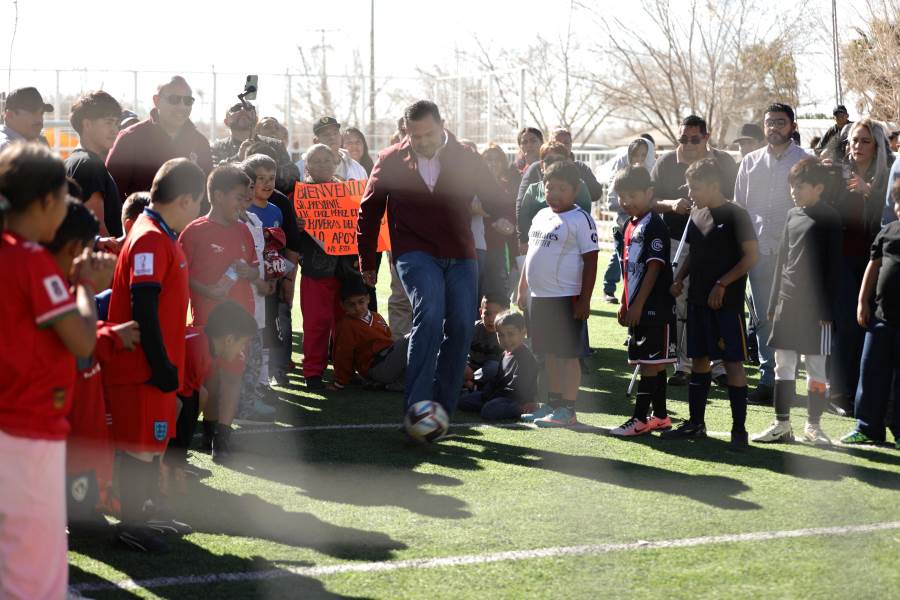 Entregan rehabilitación del parque Las Mudas en Riberas del Bravo