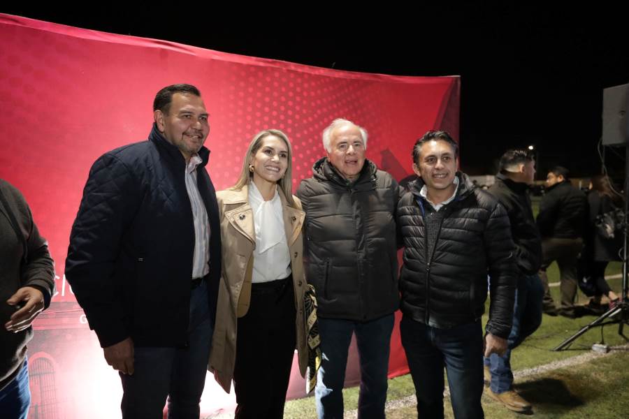 Entregaron red eléctrica y alumbrado público en instalaciones del Club de Futbol Veteranos