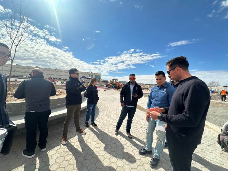 Supervisan regidores avances del Parque Urbano Suroriente