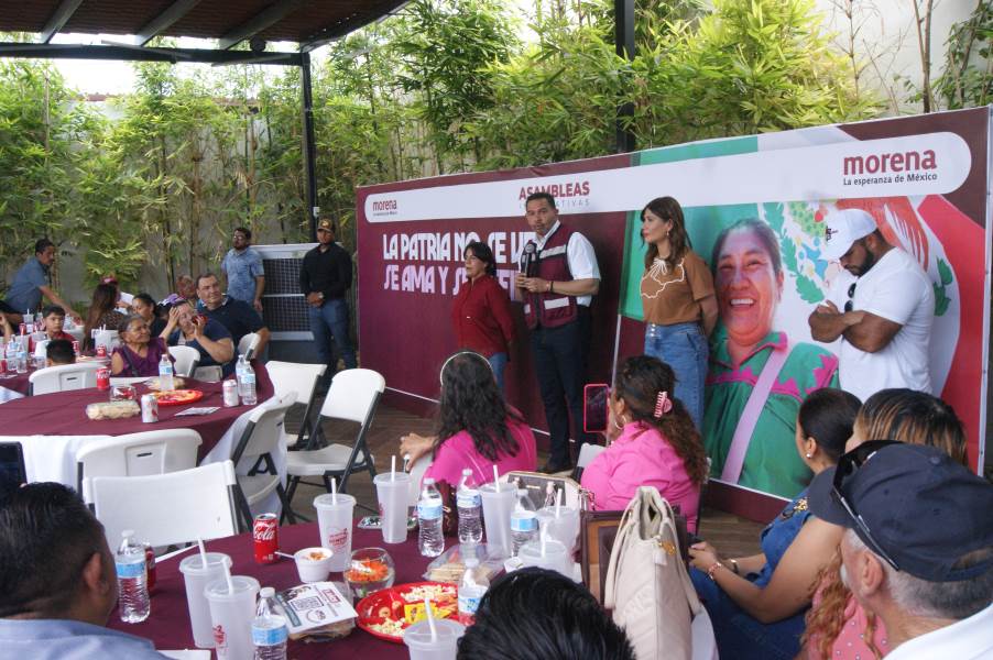 Trabaja Pérez Cuéllar para mantener la unidad en MORENA y partidos aliados.