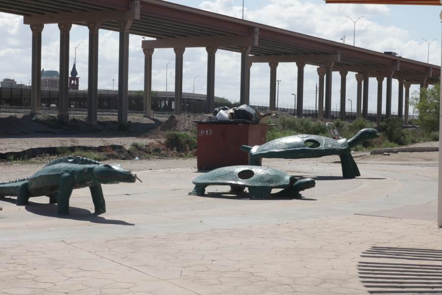 Realizan mantenimiento integral en el Parque Las Tortugas
