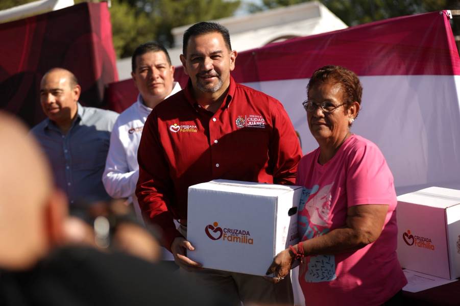 Arranca operativo para la entrega de despensas a personas en condición vulnerable.