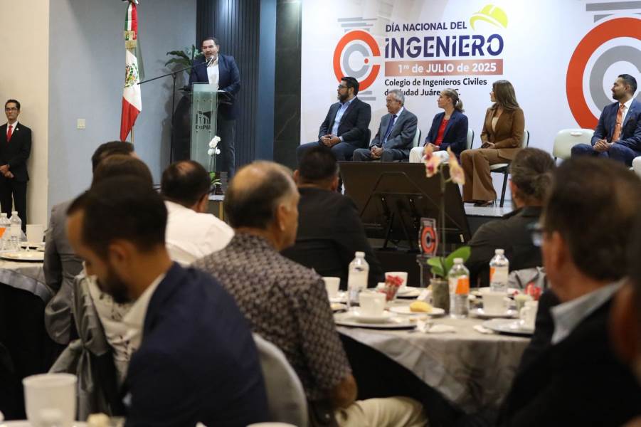 Reconocen labor del Colegio de Ingenieros Civiles de Ciudad Juárez