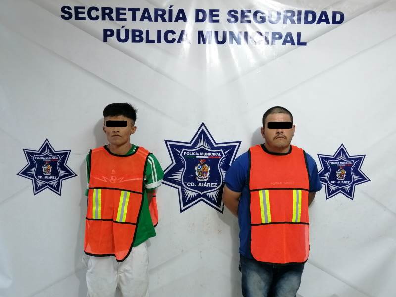 Hermanos detenidos por daños y amenazas