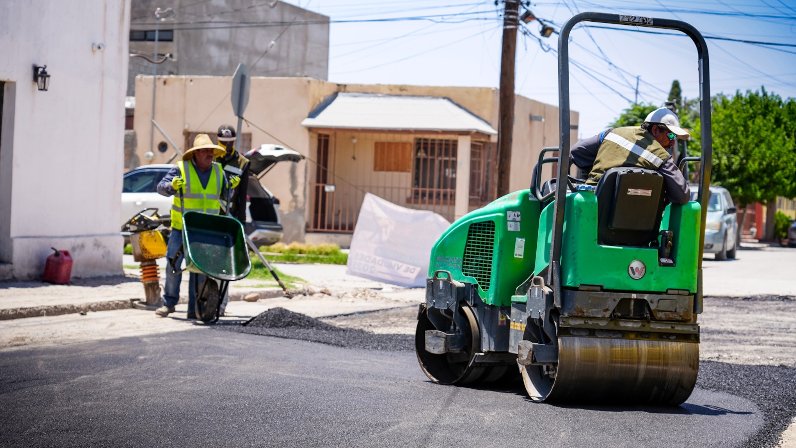 Termina JMAS con obras de bacheo en la colonia Ex Hipódromo.