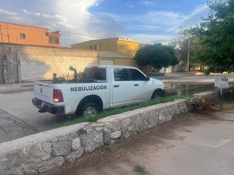 Nebuliza Ecología varias colonias de Juárez