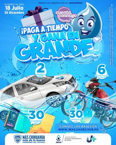 Lanza J+ sorteo con premios y hasta autos nuevos para usuarios cumplidos